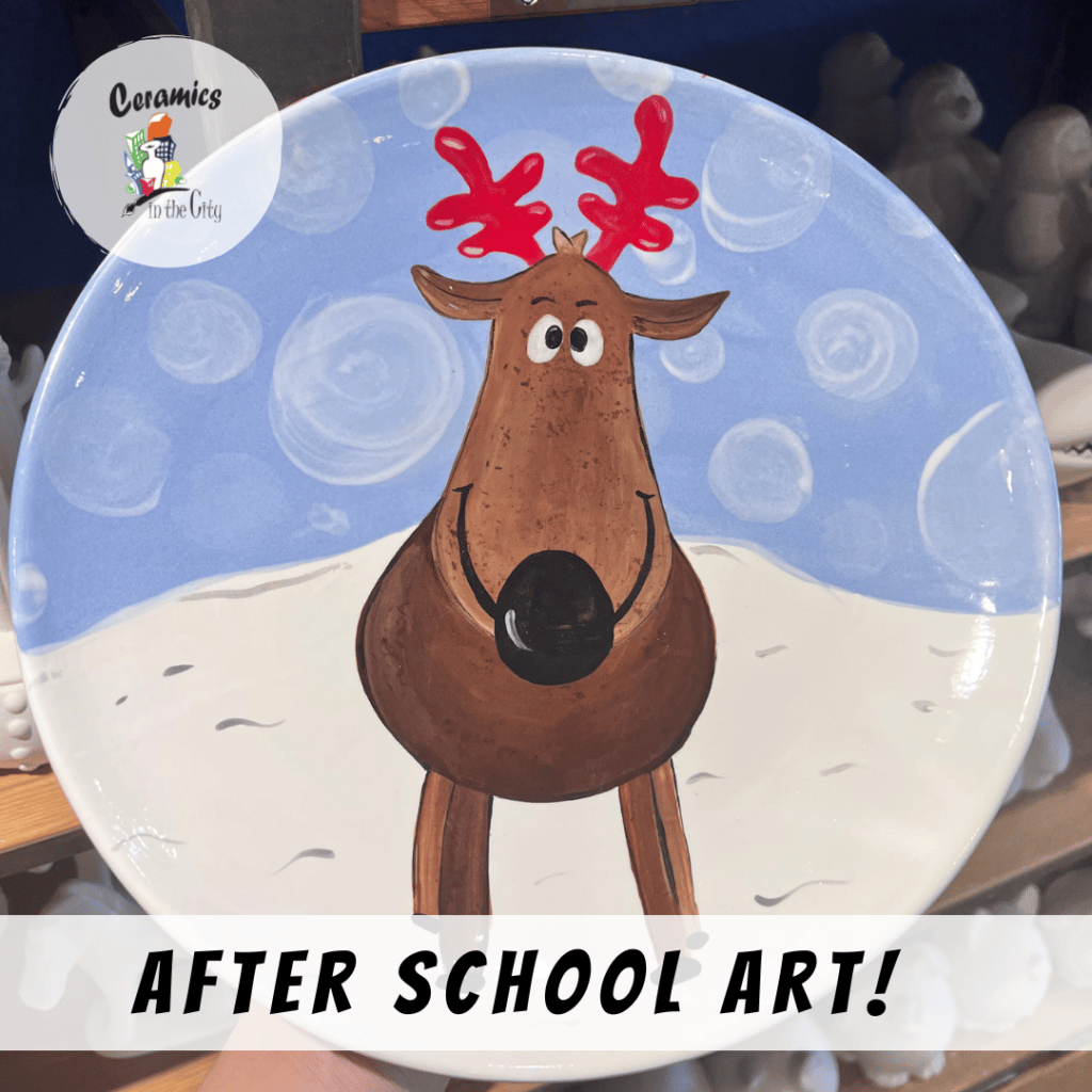 After School Art - Goofy Reindeer