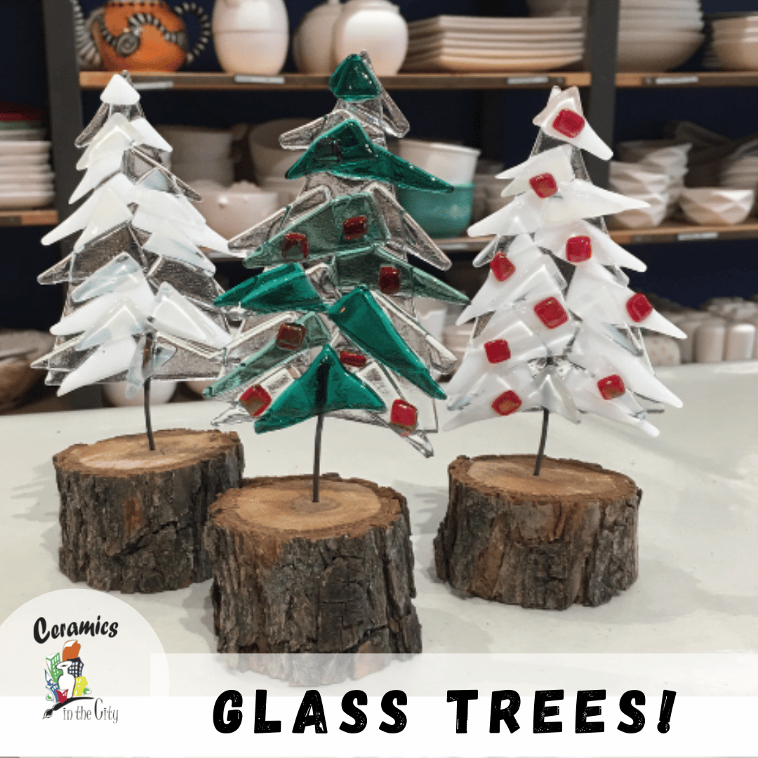 Fused Glass Trees
