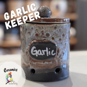 Ceramic Garlic Holder
